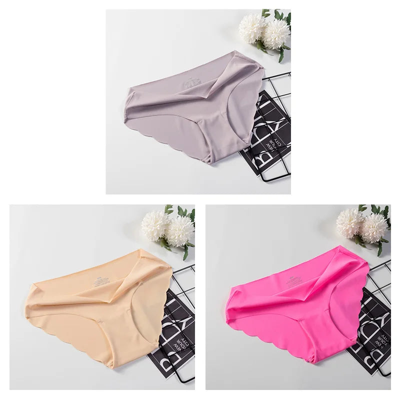 3PCS Women's Panties Seamless Underwear For Woman Sexy Lingerie Briefs Female Lingerie 3 Pcs/set Comfort Women Underwear