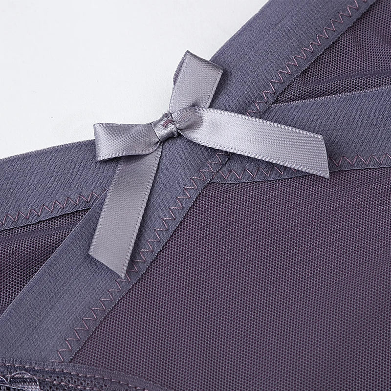 BANNIROU 1Pcs Underwear For Woman Sexy Lace Mesh Panties Women's Briefs Low-Rise Female Panties Women Underwear Sexy Lingerie