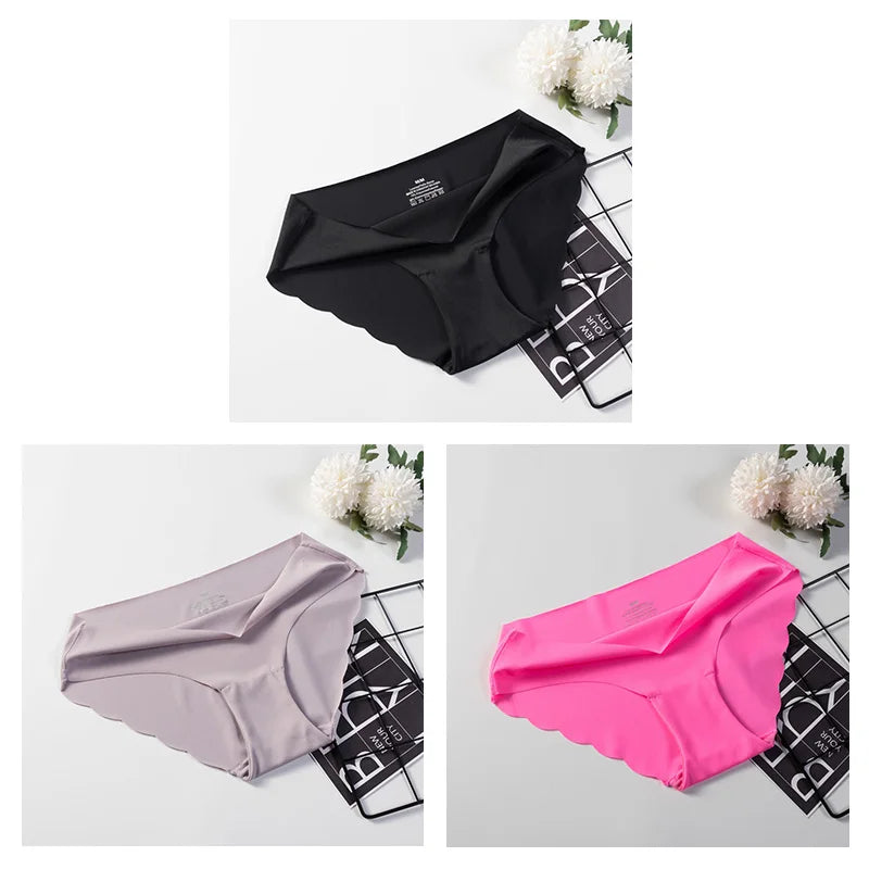 3PCS Women's Panties Seamless Underwear For Woman Sexy Lingerie Briefs Female Lingerie 3 Pcs/set Comfort Women Underwear