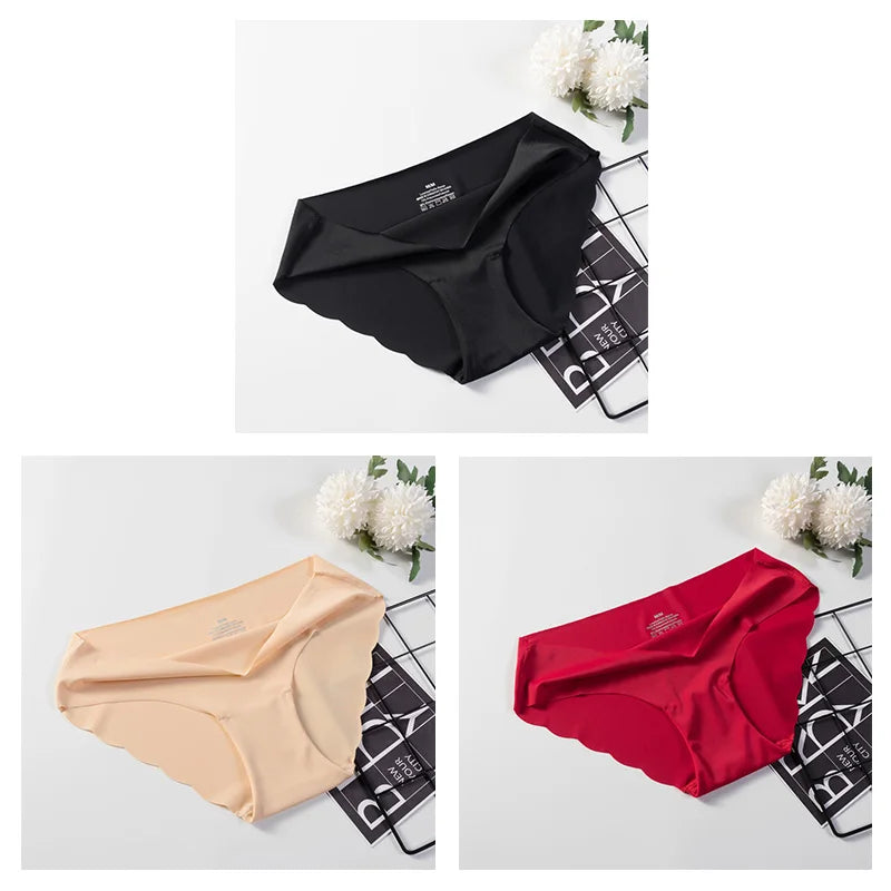 3PCS Women's Panties Seamless Underwear For Woman Sexy Lingerie Briefs Female Lingerie 3 Pcs/set Comfort Women Underwear