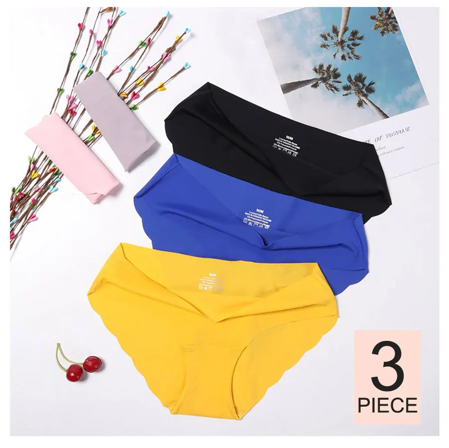 3PCS Women's Panties Seamless Underwear For Woman Sexy Lingerie Briefs Female Lingerie 3 Pcs/set Comfort Women Underwear
