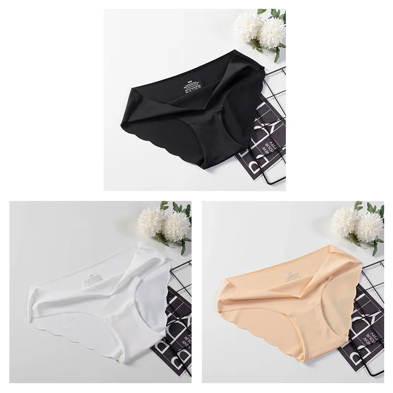 3PCS Women's Panties Seamless Underwear For Woman Sexy Lingerie Briefs Female Lingerie 3 Pcs/set Comfort Women Underwear
