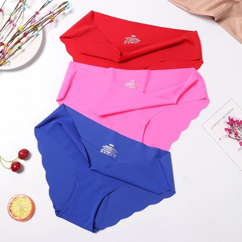 3PCS Women's Panties Seamless Underwear For Woman Sexy Lingerie Briefs Female Lingerie 3 Pcs/set Comfort Women Underwear