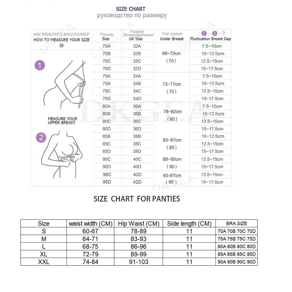 Women Underwear Set Ice Silk Sexy Lace See Through Push Up Bra Set Summer Spring Gathered Breathable Lingerie and Panty