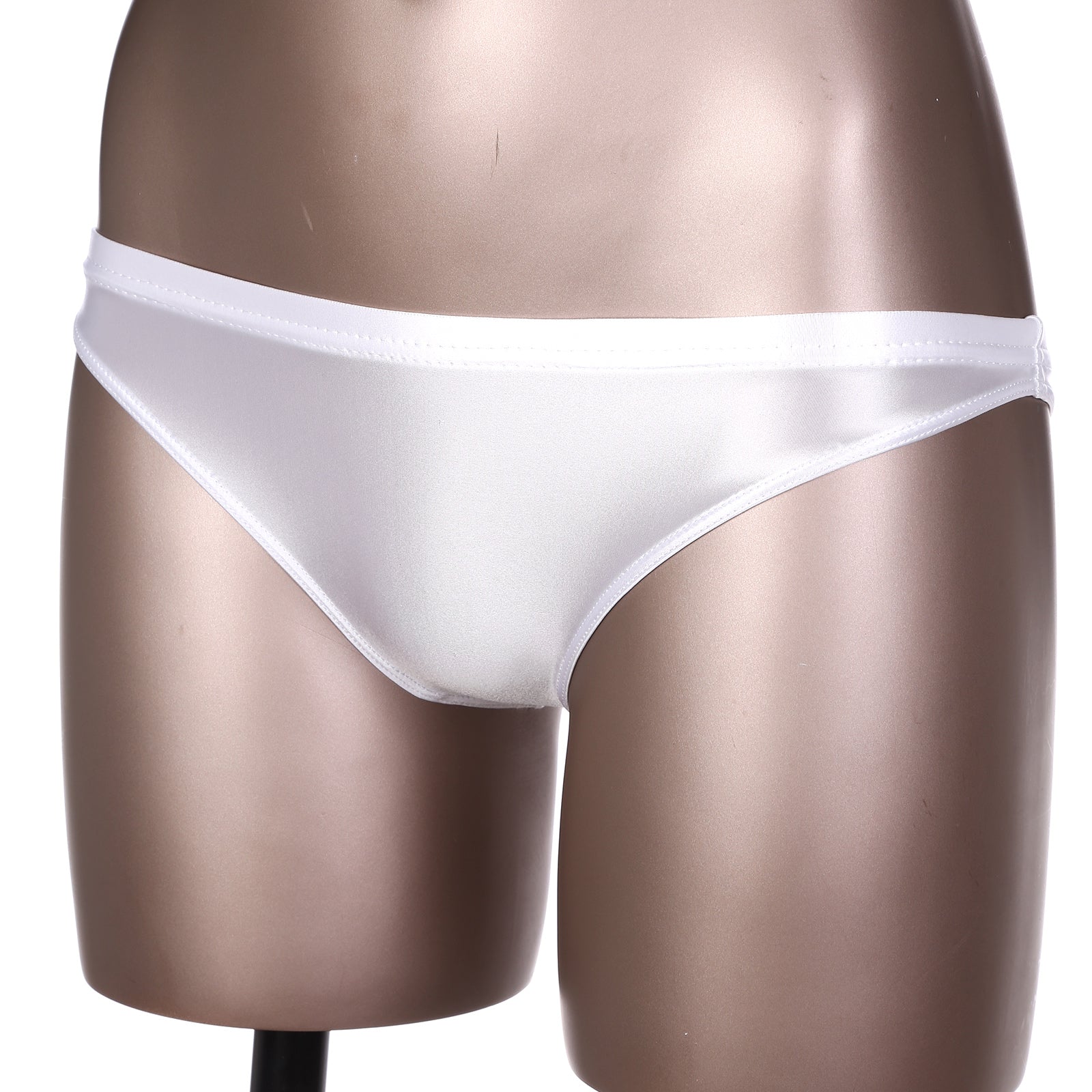 Womens Glossy High Cut Bodysuit Sexy Sleeveless Backless One-piece Swimwear Sports Workout Fitness Gymnastics Leotard Swimsuit