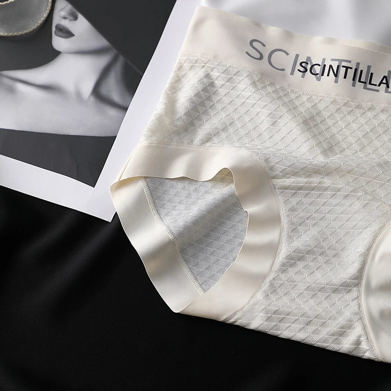 Sports Underwear for Women Fashion Women's Panties Set Pack Underwear Woman Ice Silk Lingerie Sexy Briefs Plus Size Underpants