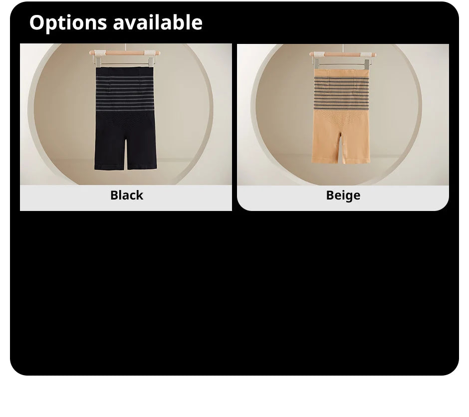 Flarixa High Waist Flat Belly Panties Women Tummy Control Shaping Boxer Safety Shorts Slimming Underwear Waist Trainer Shapewear