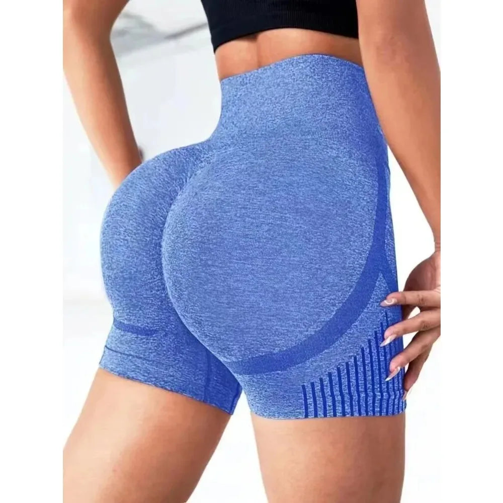 Women Yoga Shorts High Waist Workout Shorts Fitness Yoga Lift Butt Fitness Ladies Yoga Gym Running Short Pants Sportswear