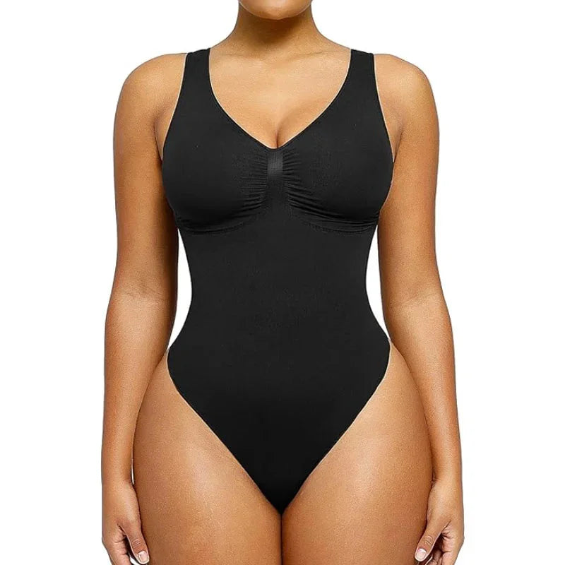 Dimmkof Wide Straps Tank Top Shaper Bodysuit Shapewear Tummy Control Tanks Bodysuit Body Shaper Top Going Out Shaper Bodysuits