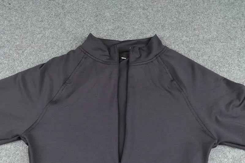 Sexy Long Sleeve Bodysuits Women Body Streetwear Sheath Crotch Basic Solid Overall Top Forefair Slim Goth Ropa Bodycon one-piece