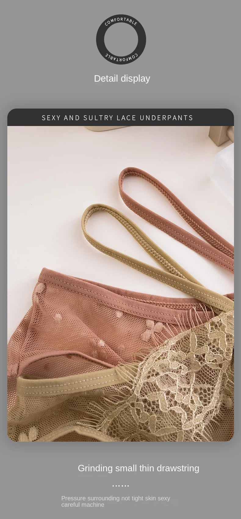 sexy underwear for woman Lace mesh panties brazilian panties Seamless panties for women Lingerie Female Underwear String Briefs