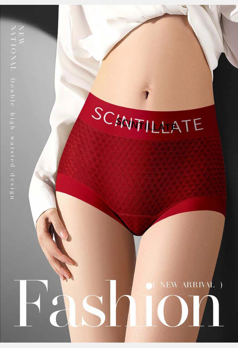 Sports Underwear for Women Fashion Women's Panties Set Pack Underwear Woman Ice Silk Lingerie Sexy Briefs Plus Size Underpants