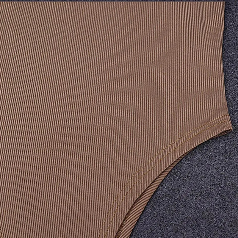 Sleeveless Knit Bodysuit for Women, Off Shoulder Halter Tops, Casual Street Bodycon, Sexy Clubwear, Hot Summer, 2024