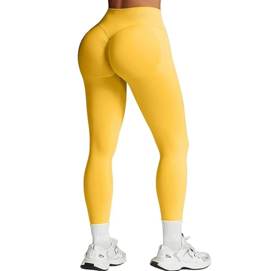 Summer Women's Gym Yoga Exercise Pants Three Leg Waist Tight and Sexy Hip Lifting Seamless Pants Fitness Exercise Yoga Pants