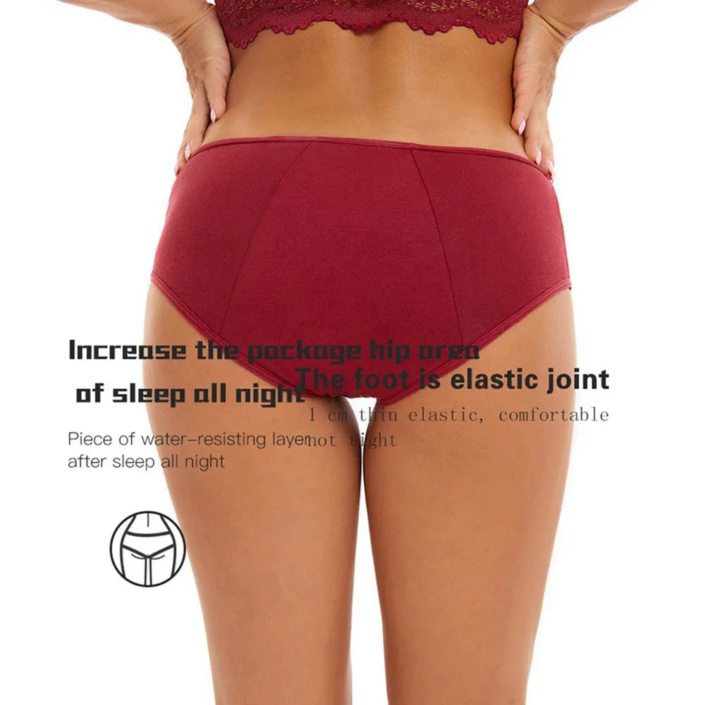 Very Abundant Menstrual Panties Woman Breathable Women's cotton briefs Low Waist Physiological Period Underwear For Women