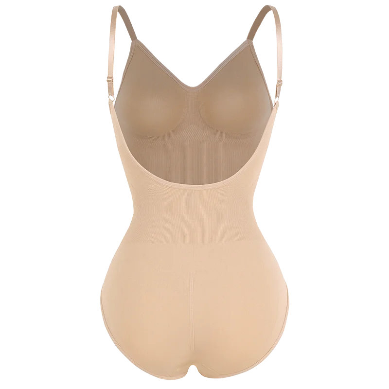 Low Back Bodysuits Shapewear for Women Open Crotch Body Shaper Seamless Tummy Control Push Up Corset Tank Top Backless Underwear