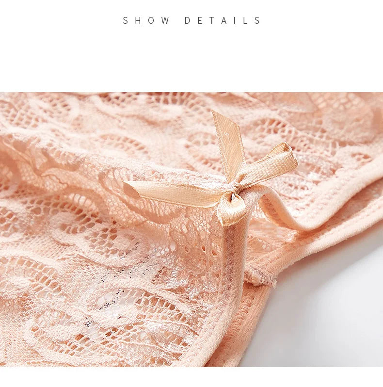 Panties Underwear Woman Sexy Lace Briefs Breathable Female Panty knickers Set Transparent Underpants 6 Pcs/lot