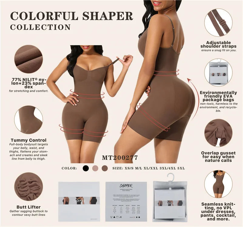 Shapewear Bodysuit Full Body Shaper For Women Waist Shaper Bodysuit Push Up Corset Waist Trainer Tummy Control Underwear