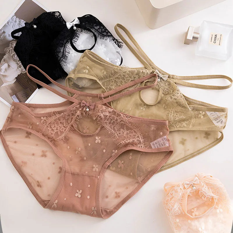 sexy underwear for woman Lace mesh panties brazilian panties Seamless panties for women Lingerie Female Underwear String Briefs