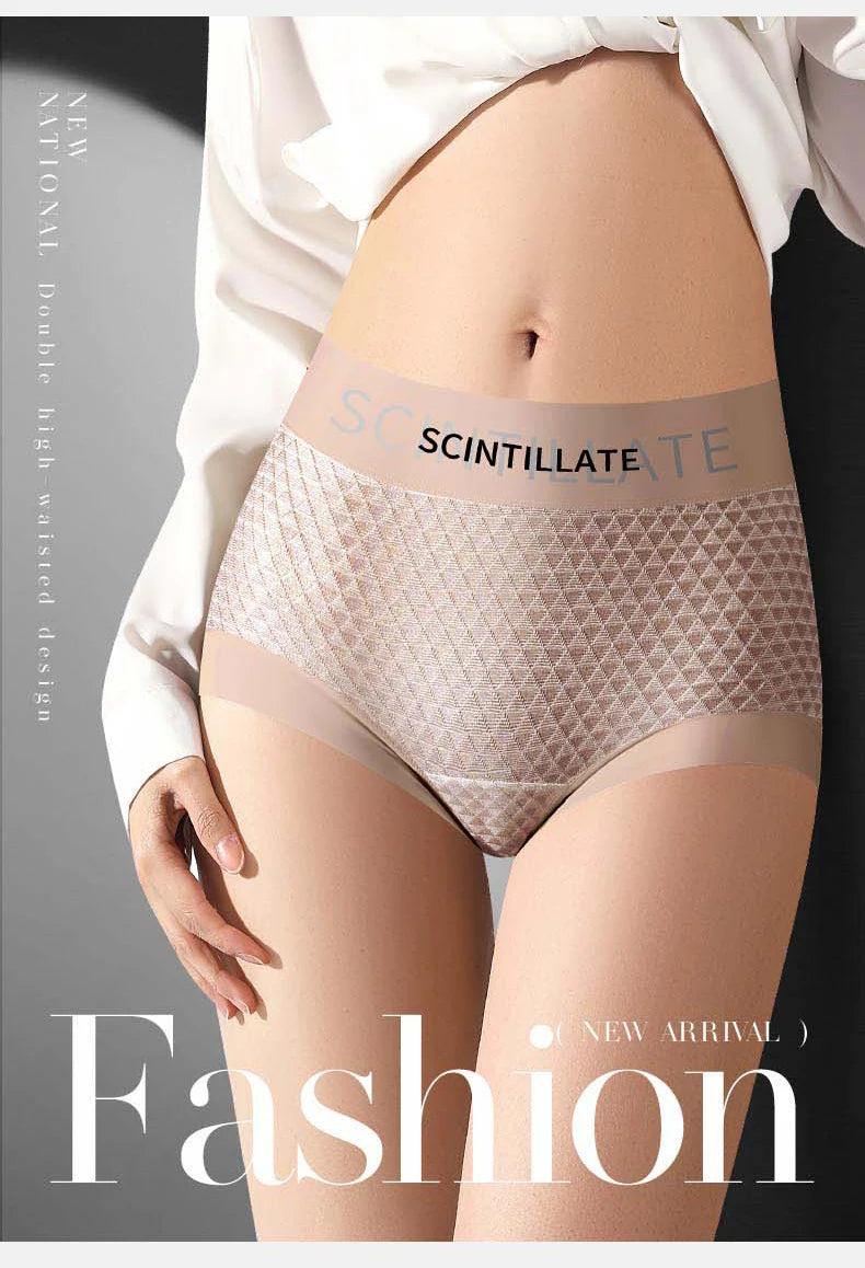 Sports Underwear for Women Fashion Women's Panties Set Pack Underwear Woman Ice Silk Lingerie Sexy Briefs Plus Size Underpants