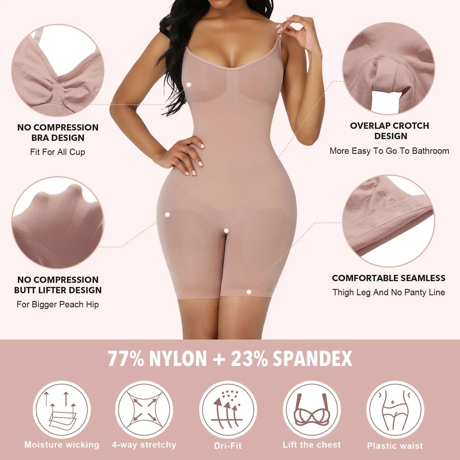 Shapewear Bodysuit Full Body Shaper For Women Waist Shaper Bodysuit Push Up Corset Waist Trainer Tummy Control Underwear
