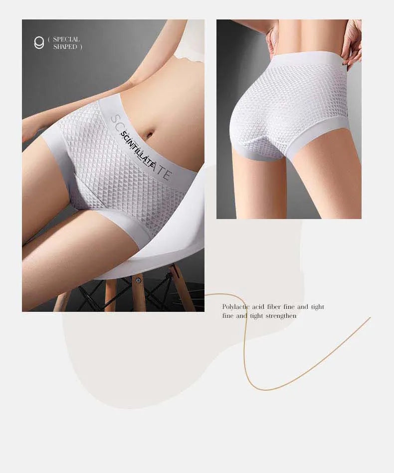 Sports Underwear for Women Fashion Women's Panties Set Pack Underwear Woman Ice Silk Lingerie Sexy Briefs Plus Size Underpants