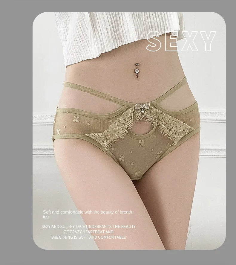 sexy underwear for woman Lace mesh panties brazilian panties Seamless panties for women Lingerie Female Underwear String Briefs