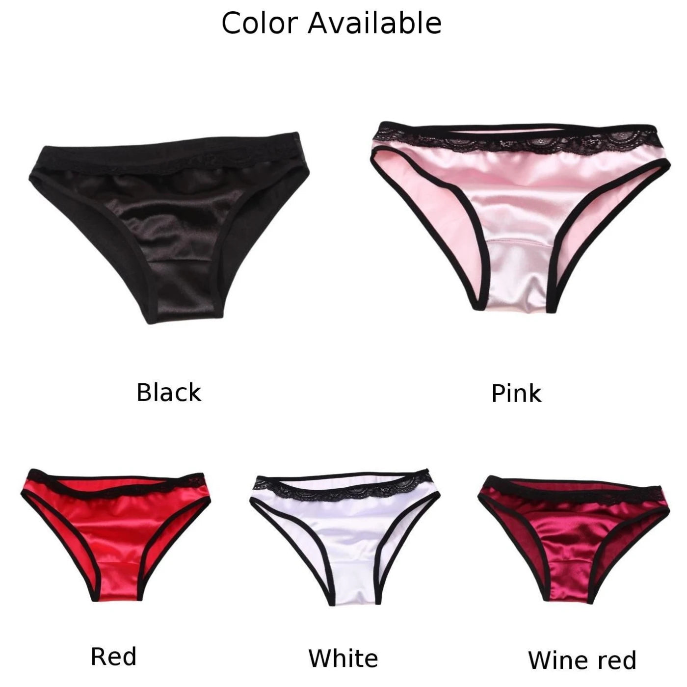 Women Ladies Sexy Underwear Breathable Briefs Sexy Low Waist Lace Panties Seamless Quick-drying Underpant