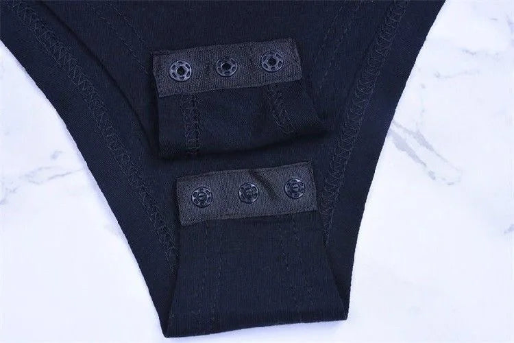 Bodysuit Hot Girl Sexy Spice Basic High-Neck Elastic Slim-Fit Fashion Long-Sleeved Bodycon Top innerwear Solid Base Layer Shirt