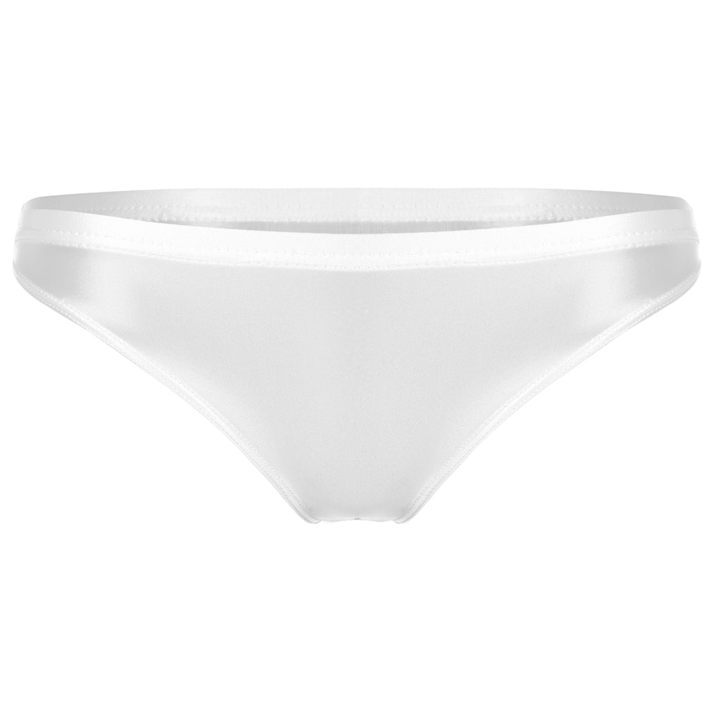 Womens Glossy High Cut Bodysuit Sexy Sleeveless Backless One-piece Swimwear Sports Workout Fitness Gymnastics Leotard Swimsuit