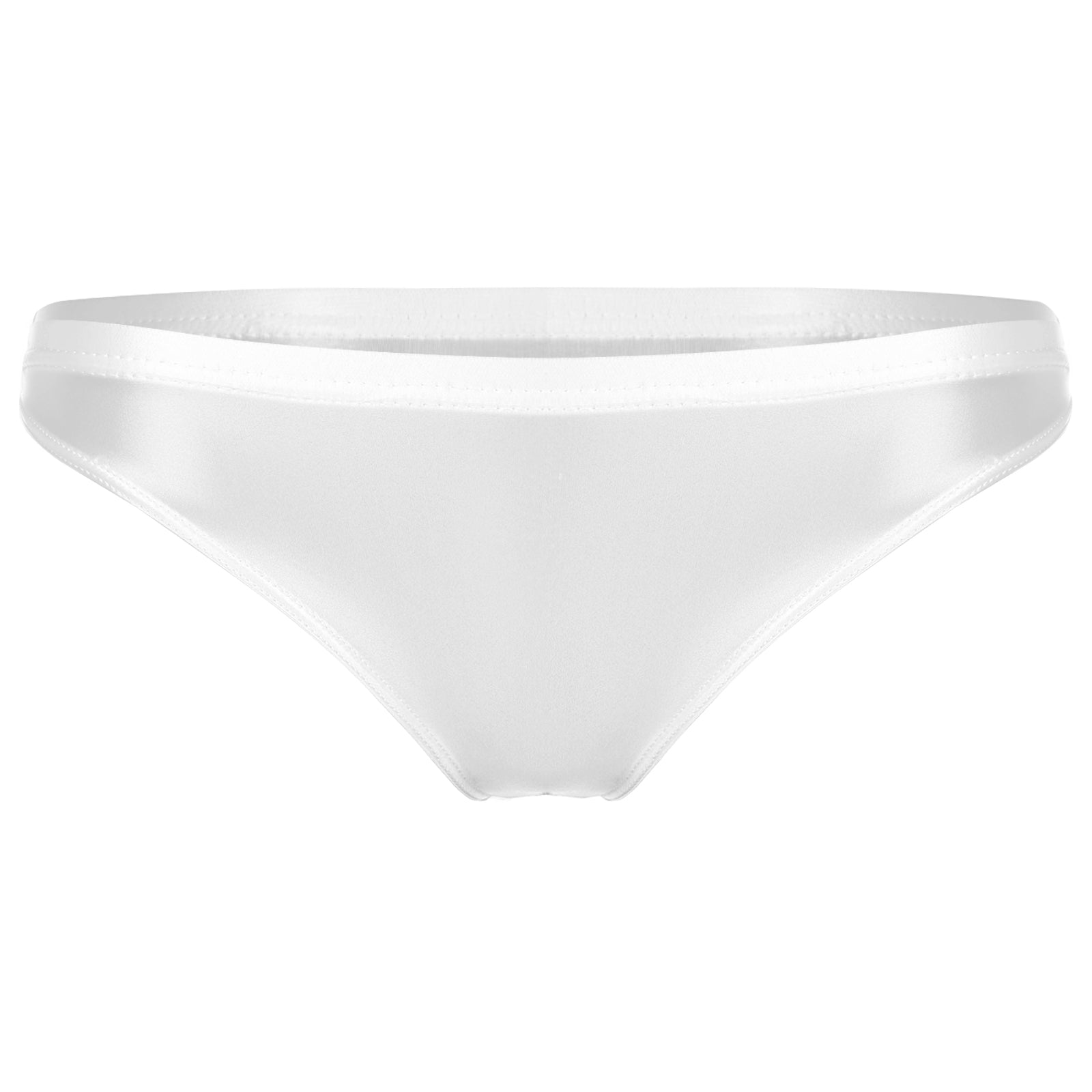 Womens Glossy High Cut Bodysuit Sexy Sleeveless Backless One-piece Swimwear Sports Workout Fitness Gymnastics Leotard Swimsuit