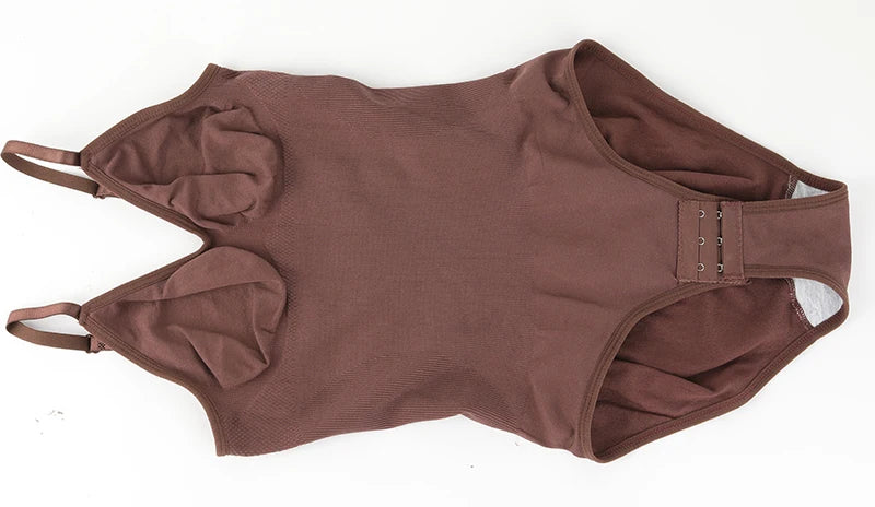 Low Back Bodysuits Shapewear for Women Open Crotch Body Shaper Seamless Tummy Control Push Up Corset Tank Top Backless Underwear