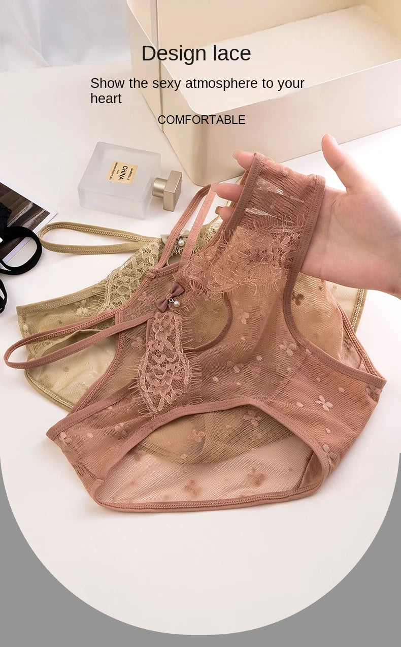 sexy underwear for woman Lace mesh panties brazilian panties Seamless panties for women Lingerie Female Underwear String Briefs