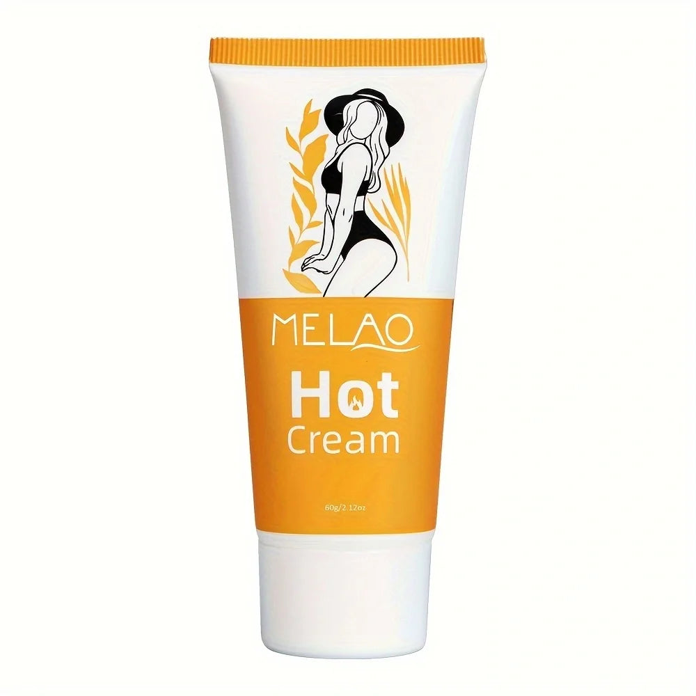 MELAO Hot Cream Massage Gel - Natural and 87% Organic Anti Cellulite Slimming Lotion Fat Burning Massage Weight Loss Cream