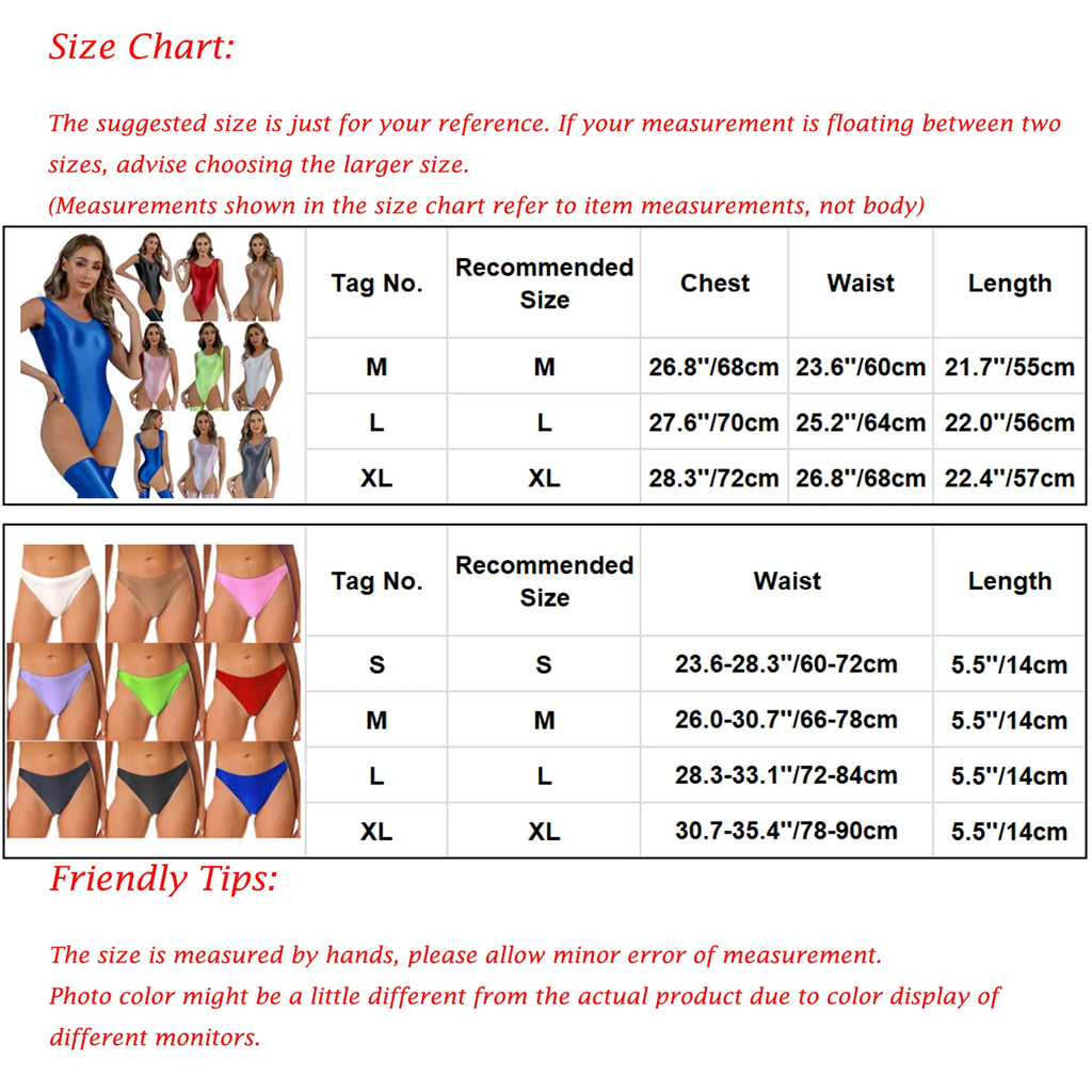 Womens Glossy High Cut Bodysuit Sexy Sleeveless Backless One-piece Swimwear Sports Workout Fitness Gymnastics Leotard Swimsuit