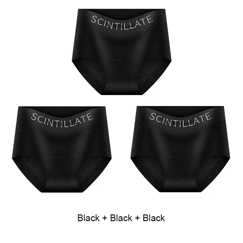 Sports Underwear for Women Fashion Women's Panties Set Pack Underwear Woman Ice Silk Lingerie Sexy Briefs Plus Size Underpants