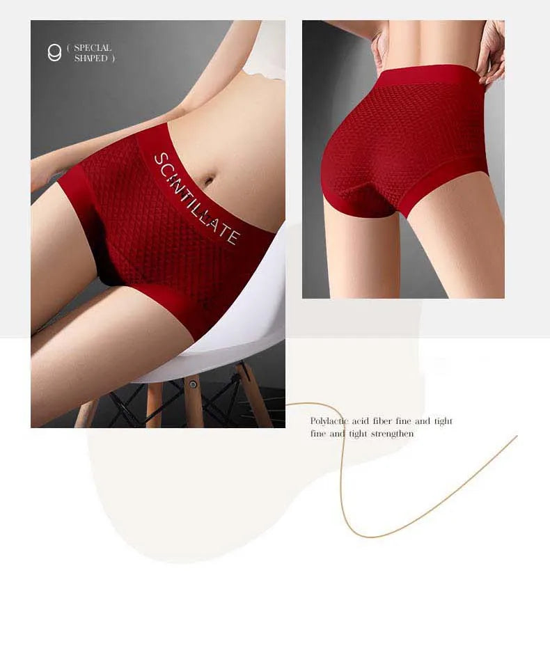 Sports Underwear for Women Fashion Women's Panties Set Pack Underwear Woman Ice Silk Lingerie Sexy Briefs Plus Size Underpants