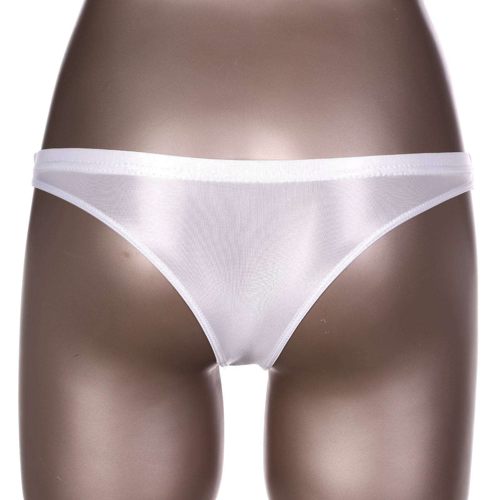 Womens Glossy High Cut Bodysuit Sexy Sleeveless Backless One-piece Swimwear Sports Workout Fitness Gymnastics Leotard Swimsuit